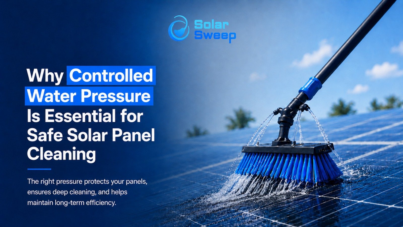 solar panel cleaning