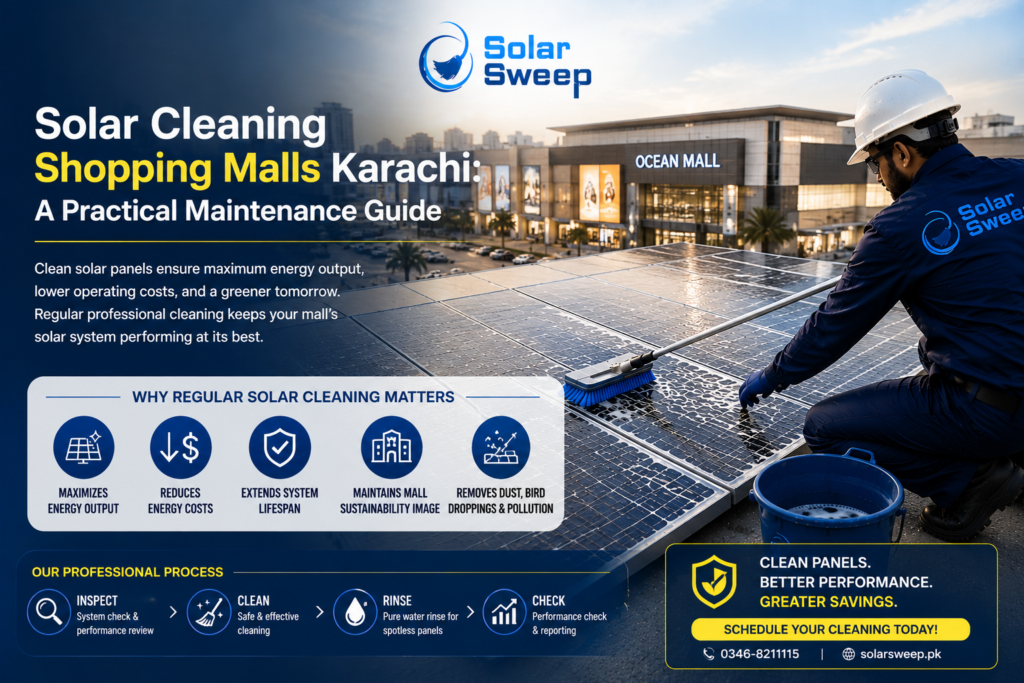 Solar Cleaning Shopping Malls Karachi