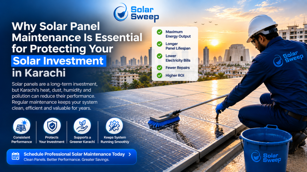 solar panel maintenance Karachi