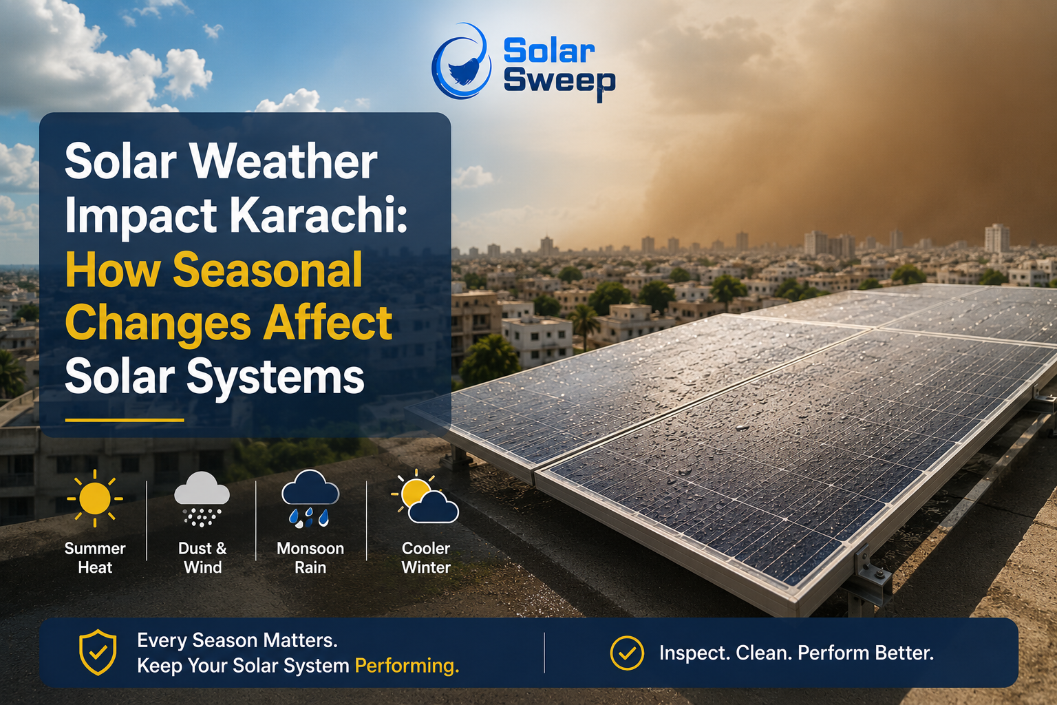 solar weather impact Karachi
