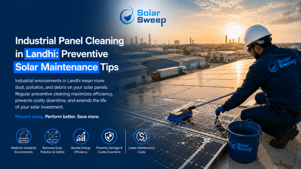 industrial solar panel cleaning Landhi