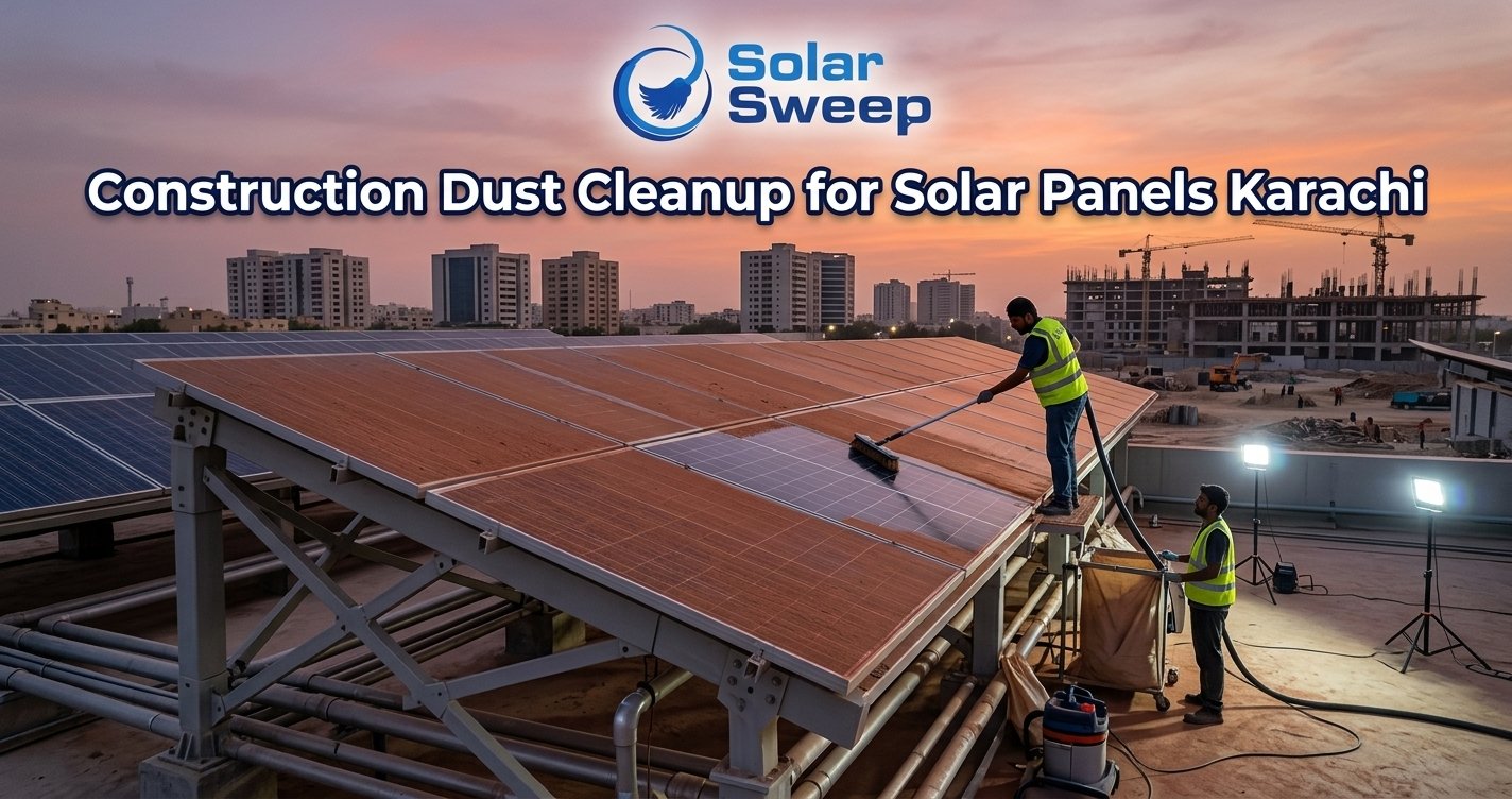 Construction Dust Solar Cleaning Karachi